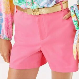 Lilly Pulitzer Pink 5” Shorts Tailored and Chic